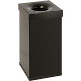 Prullenbak - Zwart - Kunststof - 30 Liter