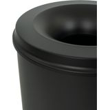 Ronde Veiligheidsprullenbak - Grafietzwart - Staal - Vlamdovend