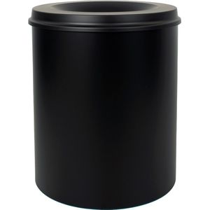 V-Part Papierkorb Selbstlöschend 80 L Schwarz
