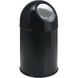 V-Part Pushbin Prullenbak - 30 l - Zwart