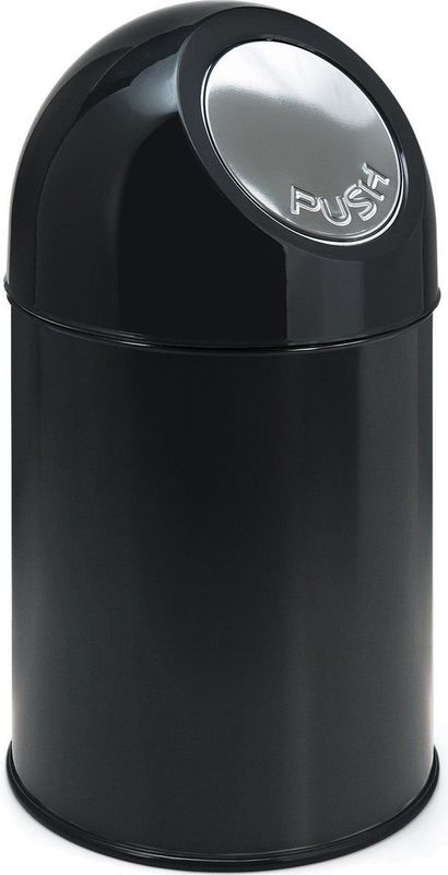 V-Part Pushbin Prullenbak - 30 l - Zwart