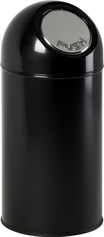 V-Part Pushbin Prullenbak - 40 l - Zwart