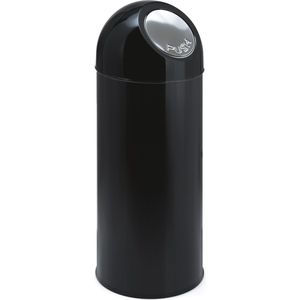 V-Part Pushbin Prullenbak - 55 l - Zwart