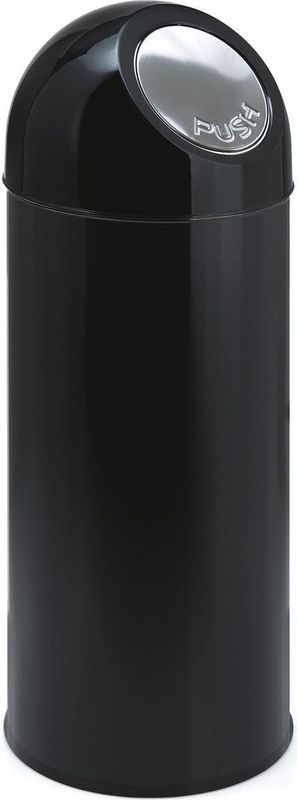 V-Part Pushbin Prullenbak - 55 l - Zwart