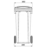 Mini container 120 liter 120liter 120l blauw