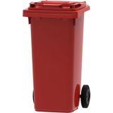 Mini Container 120 liter Rood Kliko Afval Container 120liter Afvalbak 120l