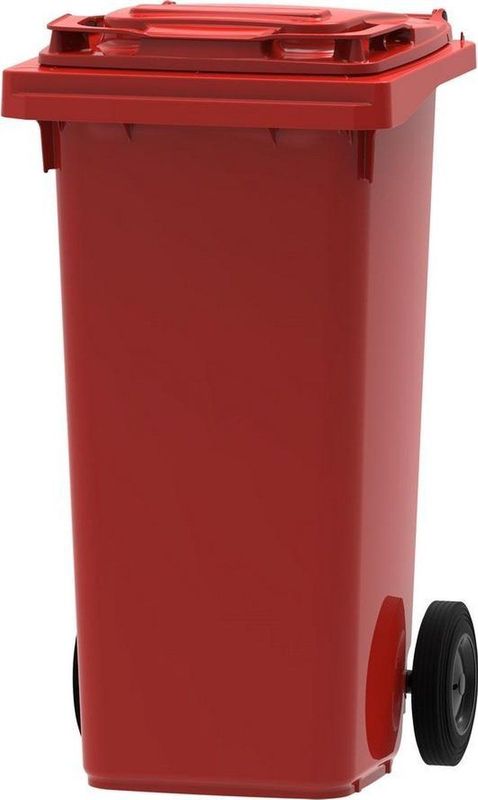 Mini Container 120 liter Rood Kliko Afval Container 120liter Afvalbak 120l
