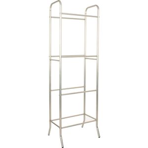 V-Part Krattenrek - Grijs - Metaal - 4 kratten - 160 cm Hoog