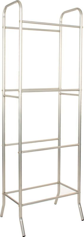 V-Part Krattenrek - Grijs - Metaal - 4 kratten - 160 cm Hoog