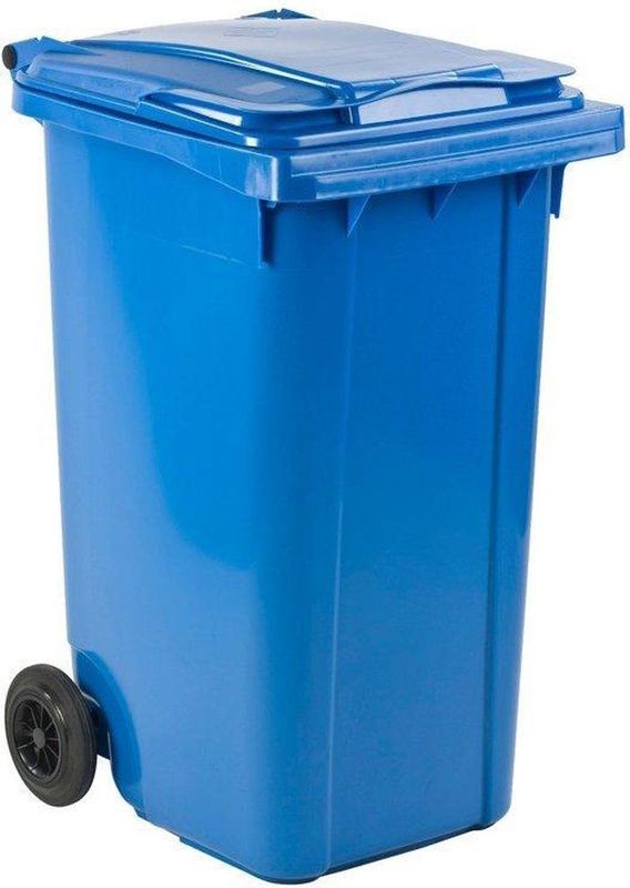 Mini Container 240 liter Blauw Kliko Afval Container 240liter Afvalbak 240l