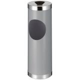 Combi-asbak - Grijs - Plaatstaal - Inhoud 50 L