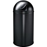 EKO Abfalleimer Pushcan 40 L Matt-Schwarz