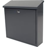 V part Wandbrievenbus Malagan Galvanized steel Powder Coated antraciet Brievenbus