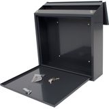 V part Wandbrievenbus Malagan Galvanized steel Powder Coated antraciet Brievenbus