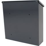 V part Wandbrievenbus Malagan Galvanized steel Powder Coated antraciet Brievenbus