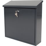 V part Wandbrievenbus Malagan Galvanized steel Powder Coated antraciet Brievenbus