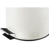 V-Part - Pedaalemmer - Ronde Afvalbak - Wit - 30 Liter