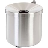 Vlamdovende wandasbak rond RVS