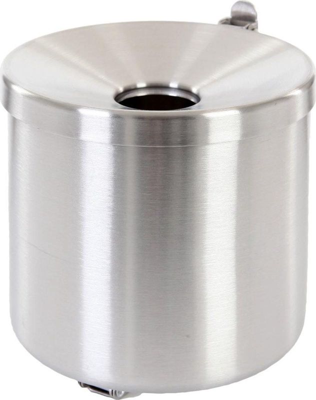 Vlamdovende wandasbak rond RVS