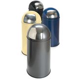 EKO Abfalleimer Pushcan 40 L Mattgrau