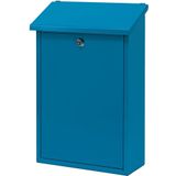V-Part - Toledon - Brievenbus - Blauw - Gepoedercoat Gegalvaniseerd Staal