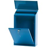 V-Part - Toledon - Brievenbus - Blauw - Gepoedercoat Gegalvaniseerd Staal