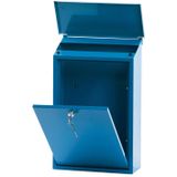 V-Part - Toledon - Brievenbus - Blauw - Gepoedercoat Gegalvaniseerd Staal