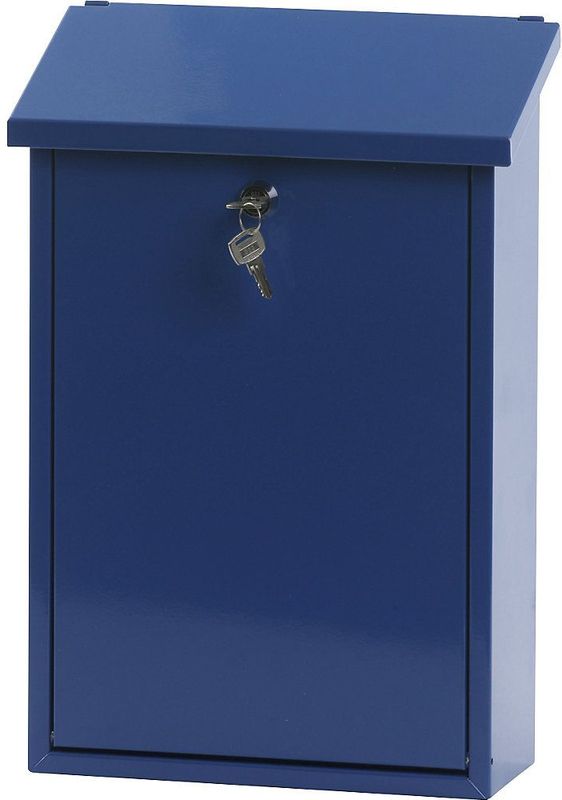 V-Part - Toledon - Brievenbus - Blauw - Gepoedercoat Gegalvaniseerd Staal