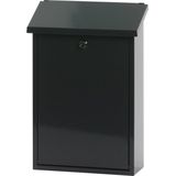 Brievenbus - Antracietgrijs - Plaatstaal - Opklapbaar Dak