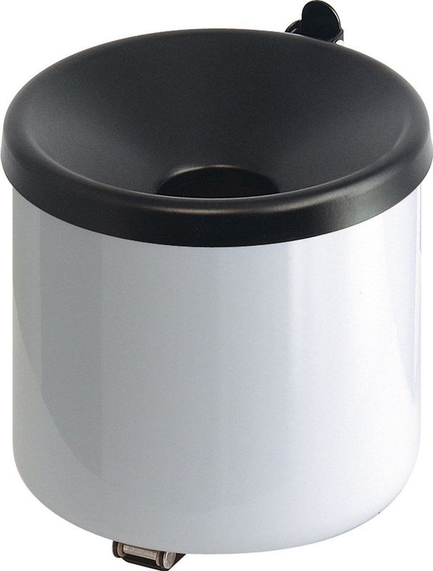 Gardalux - Vlamdovende Wandasbak - Wit - Met Inhoud Van 2 Liter