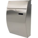 V-part - Brievenbus 'Tian' - RVS - Mat - Wandbrievenbus