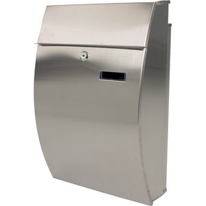 V-part - Brievenbus 'Tian' - RVS - Mat - Wandbrievenbus