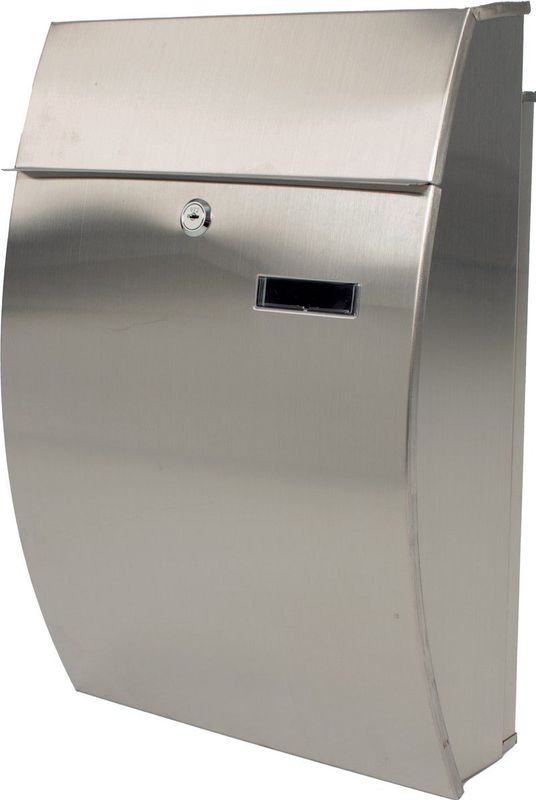 V-part - Brievenbus 'Tian' - RVS - Mat - Wandbrievenbus