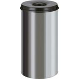 Huismerk - Vlamdovende Papierbak - Zilver - RVS - 50L