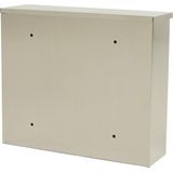 V part Wandbrievenbus Granadan Stainless steel mat RVS Brievenbus