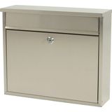 V part Wandbrievenbus Granadan Stainless steel mat RVS Brievenbus