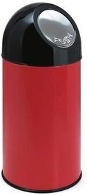 V-Part Pushbin Prullenbak - 40 l - Rood