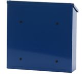 V part Wandbrievenbus Malagan Galvanized steel Powder Coated blauw Brievenbus