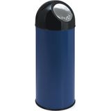 V-Part Afvalemmer - 55 l - Blauw - Pushbin