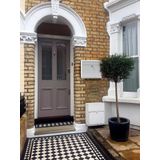 V part Wandbrievenbus Granadan Galvanized steel Powder Coated wit Brievenbus