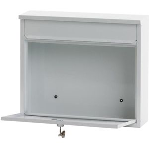 V part Wandbrievenbus Granadan Galvanized steel Powder Coated wit Brievenbus