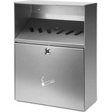 Wandasbak - Muurasbak met dak RVS