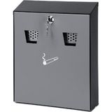 Asbak wand zwart/grijs