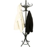V part Staande kapstok 'Bistro' Wood zwart Kapstok