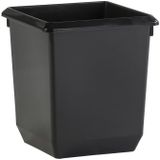 Vepa Bins Papierbak Kunststof Vierkant Taps 31cm Hoog Zwart