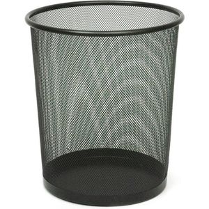Papiermand zwart 19 liter