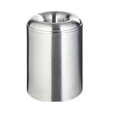 Veiligheidsprullenbak - Ronde - Aluminium - Blank Aluminiumkleurig - Inhoud 20 l