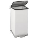 Industriële Pedaalemmer Wit 45L