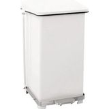 Industriële Pedaalemmer Wit 45L