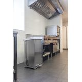 V-Part Prullenbak - 90 l - Zilver